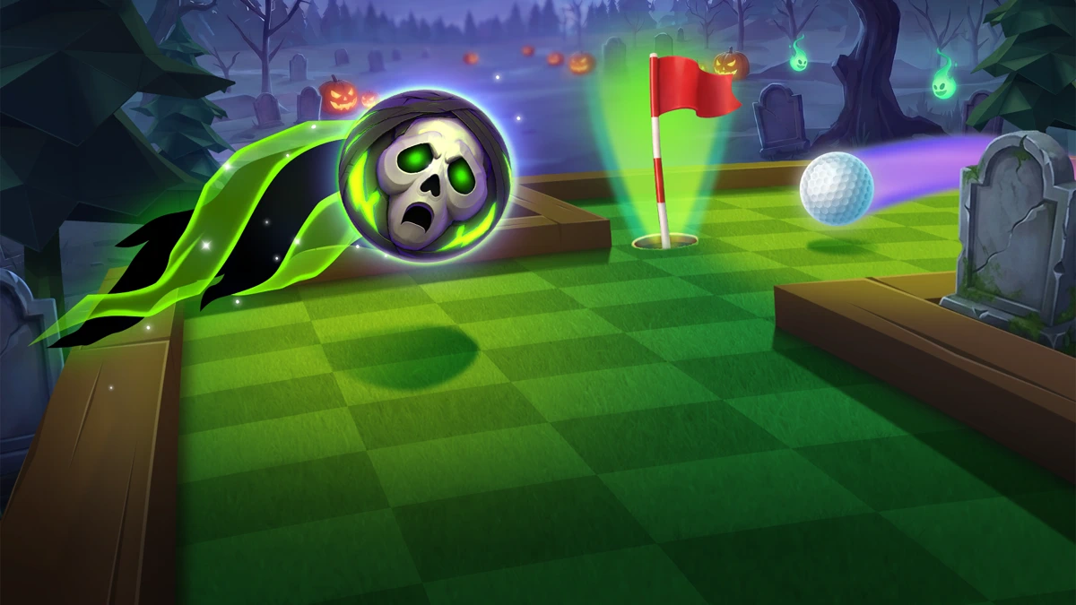 Golf Battle search result, In-app event: Halloween Mayhem