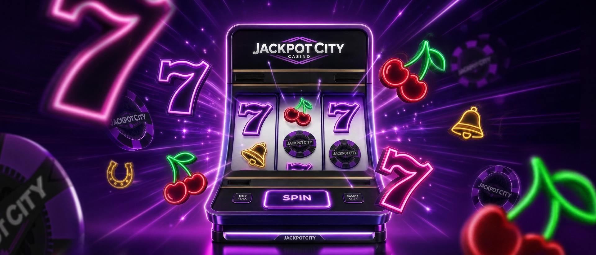 Jackpot City Real Money Casino product page header