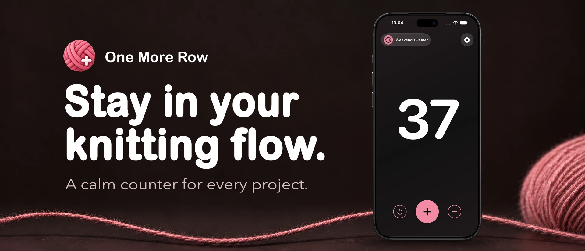 One More Row product page header