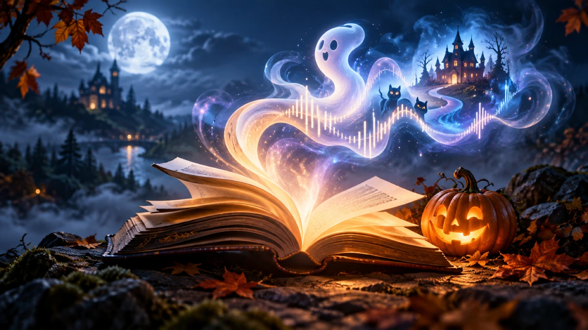 VoClone: AI Voice Changer search result, In-app event: Halloween Story Studio