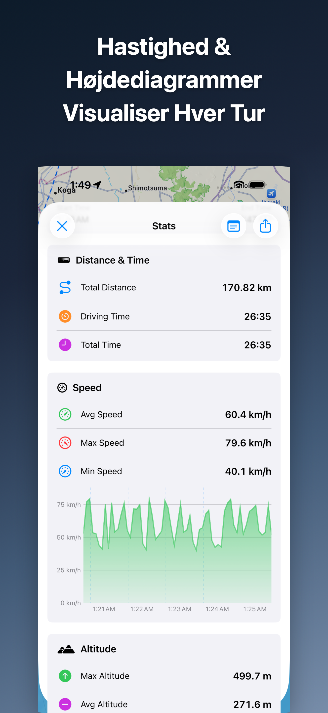 DriveTracker - Driving Log iOS screenshot 4 showing app interface
