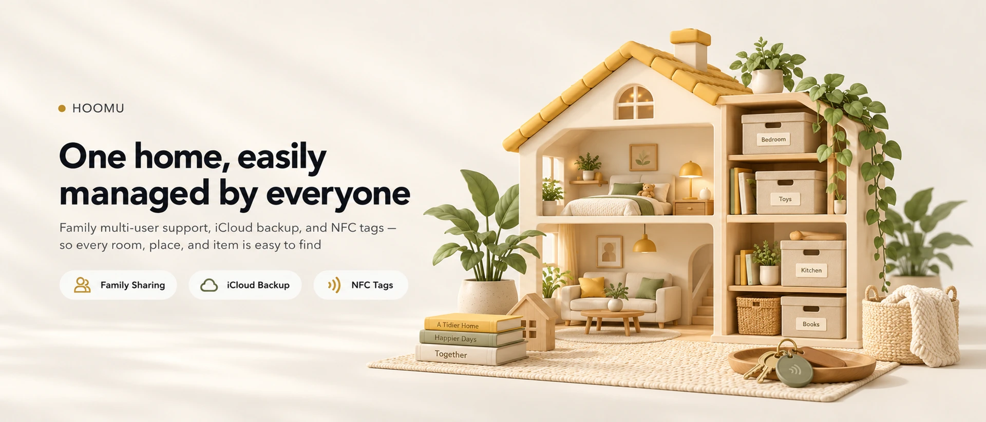 Hoomu product page header