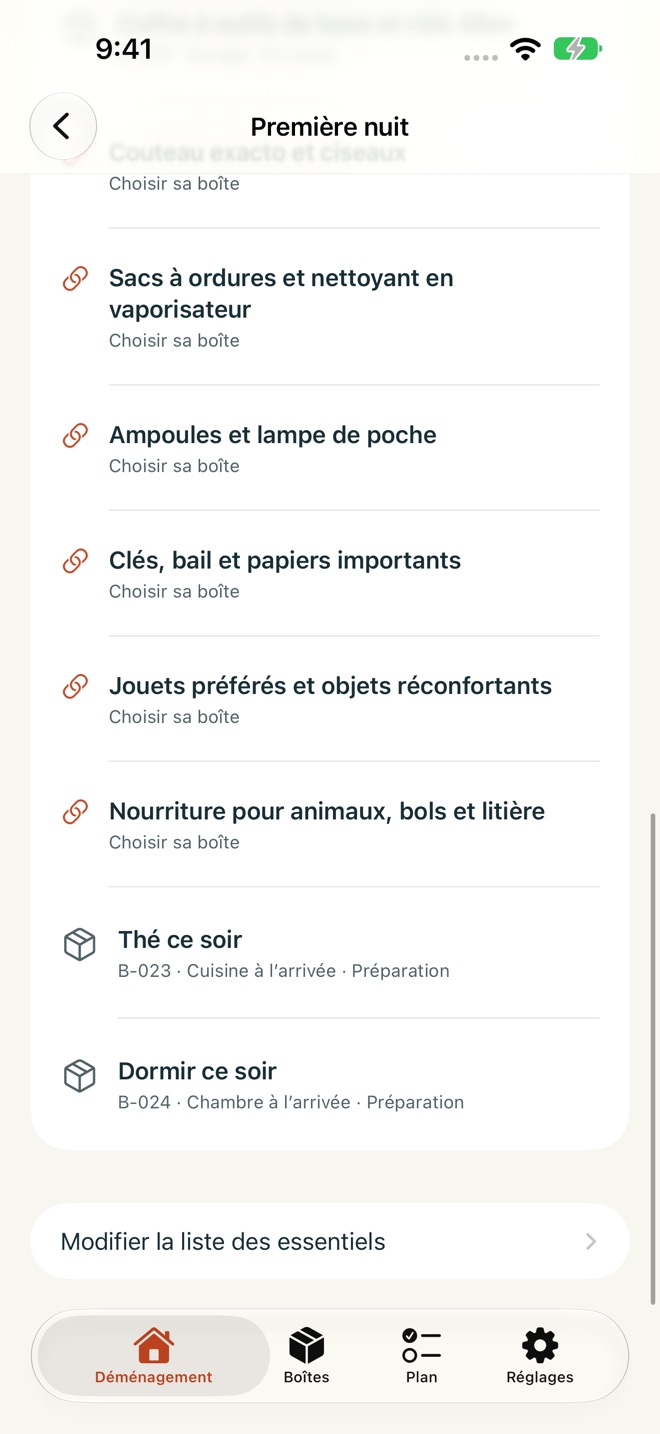 MoveBox : Déménagement capture d’écran 1