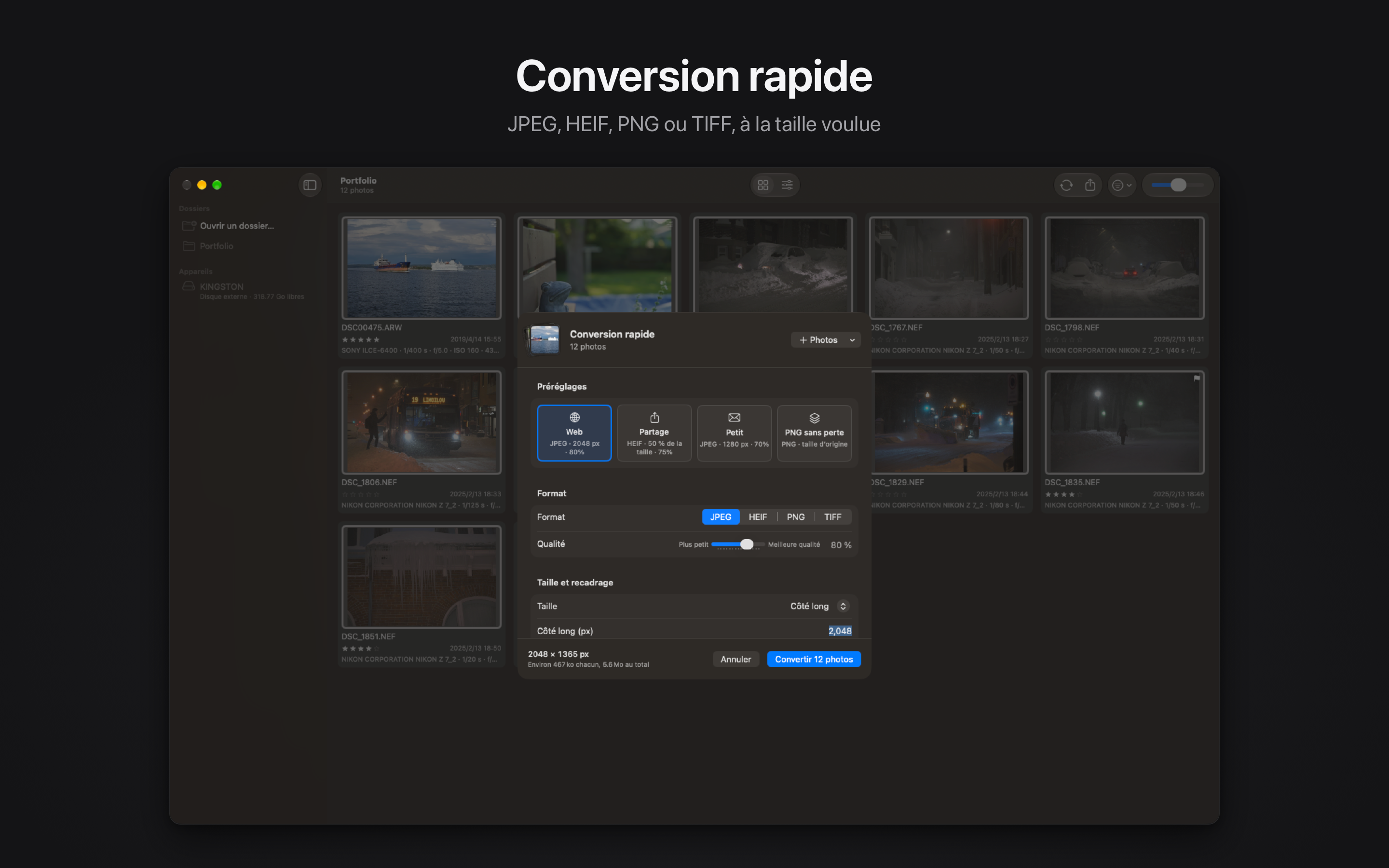 Rawed: RAW Photo Editor macOS screenshot 5 showing app interface