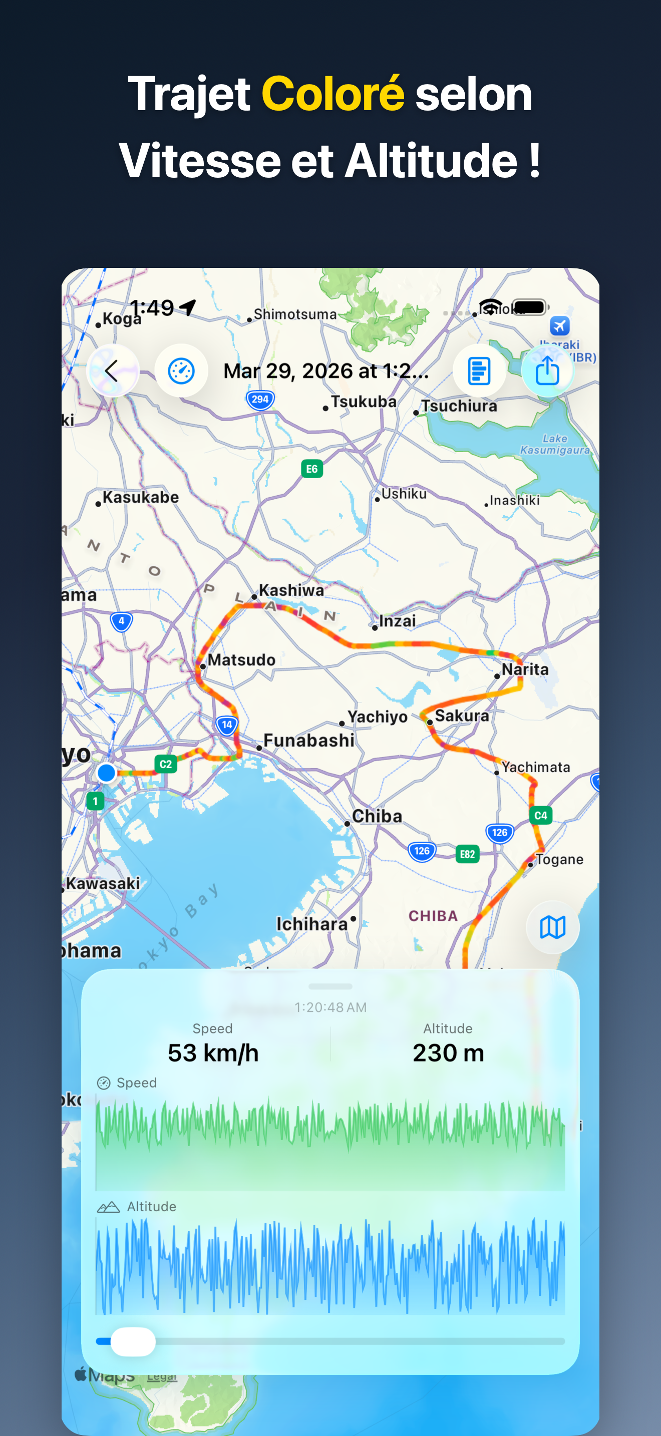 DriveTracker - Driving Log iOS screenshot 3 showing app interface