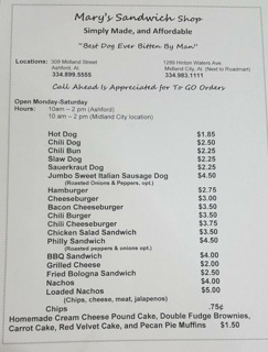 Mary’s Sandwich Shop -Ashford