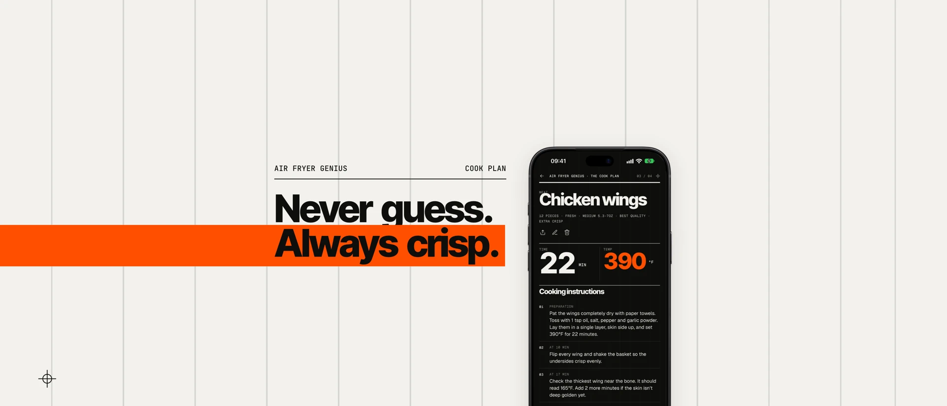 Air Fryer Genius Cooking Times product page header