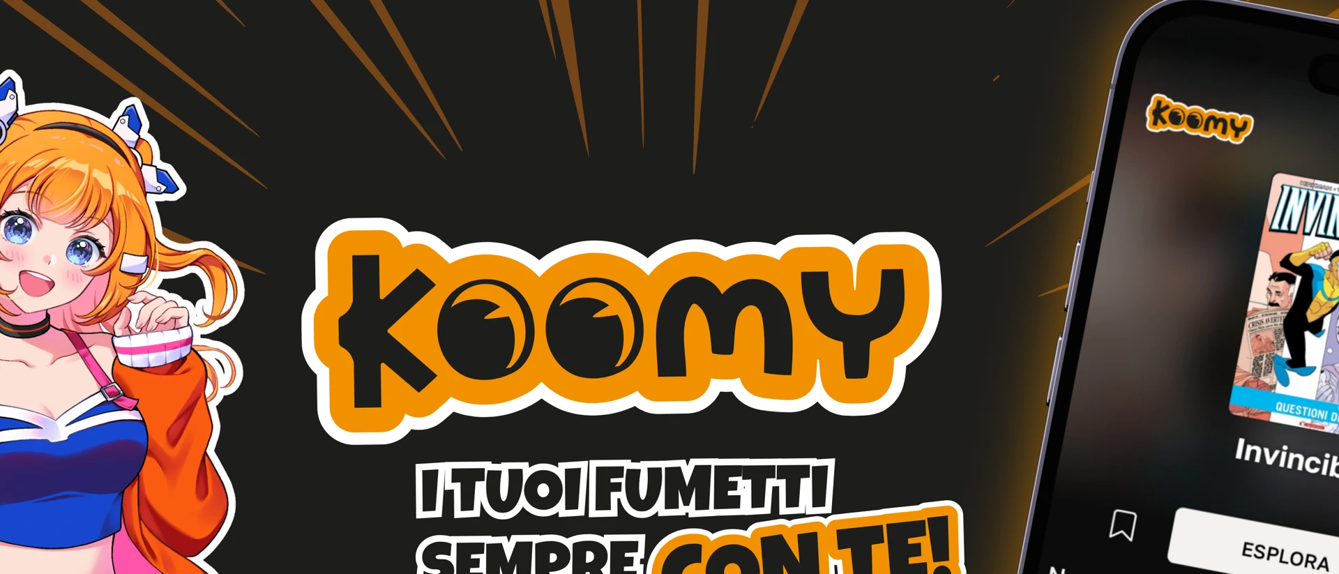 Koomy – Universo fumetti product page header