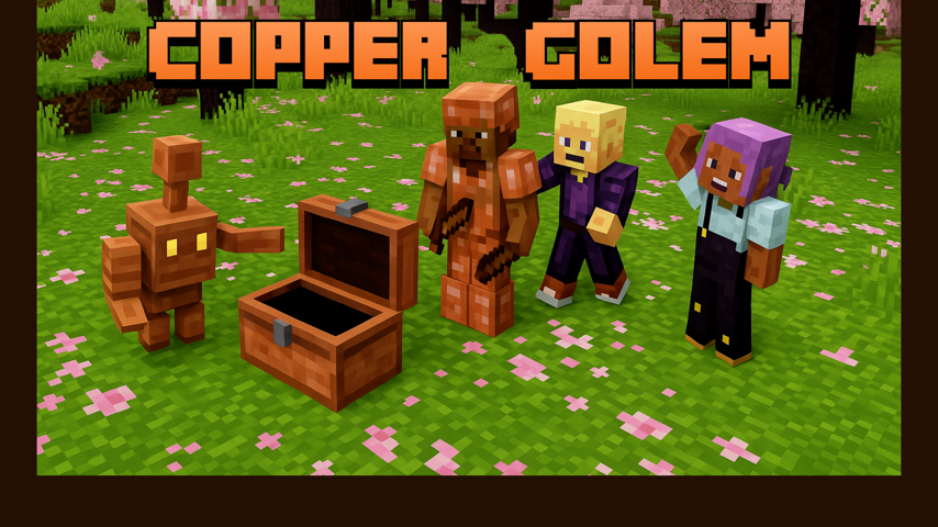 New Copper Golem in Minecraft Special Event New Copper Golem in Minecraft Special Event
