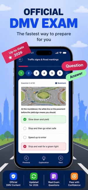 DMV Practice Test 2026- Permit screenshot 3