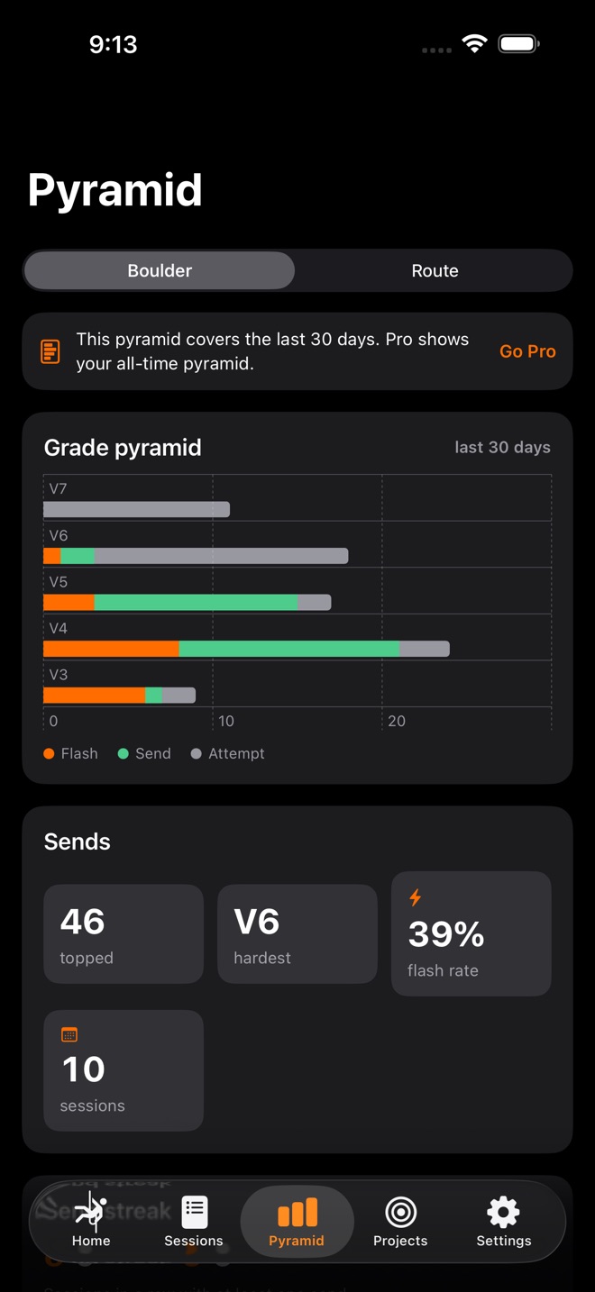 CruxLog: Climbing Journal screenshot 3