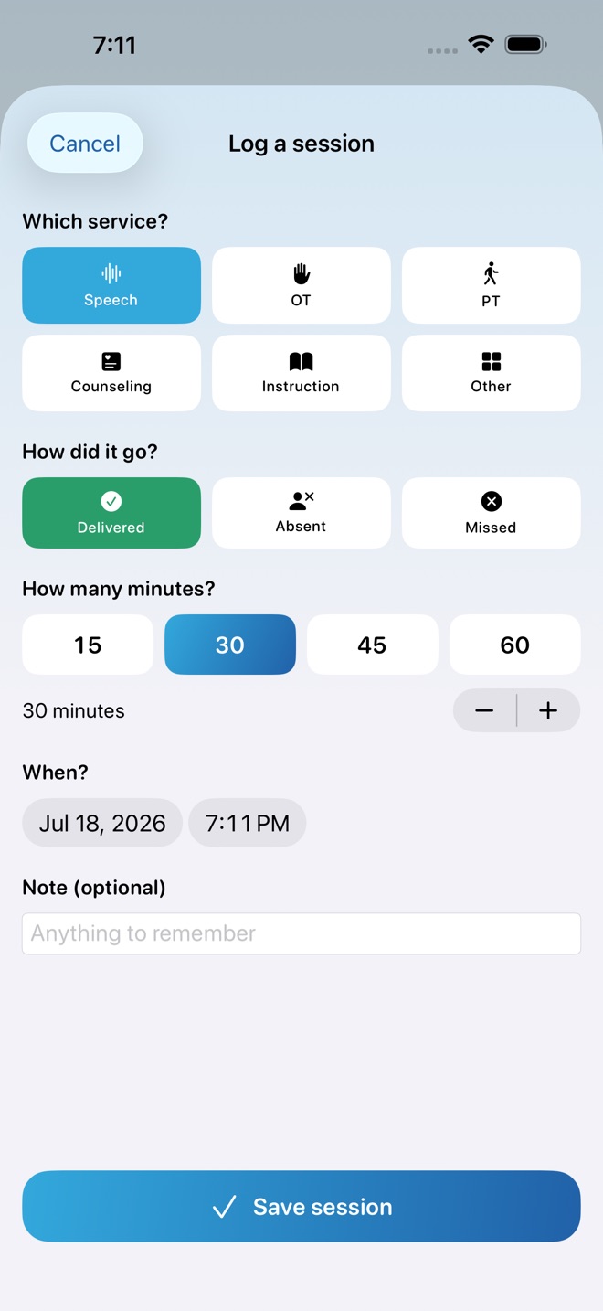 BrightPath: IEP Organizer screenshot 2