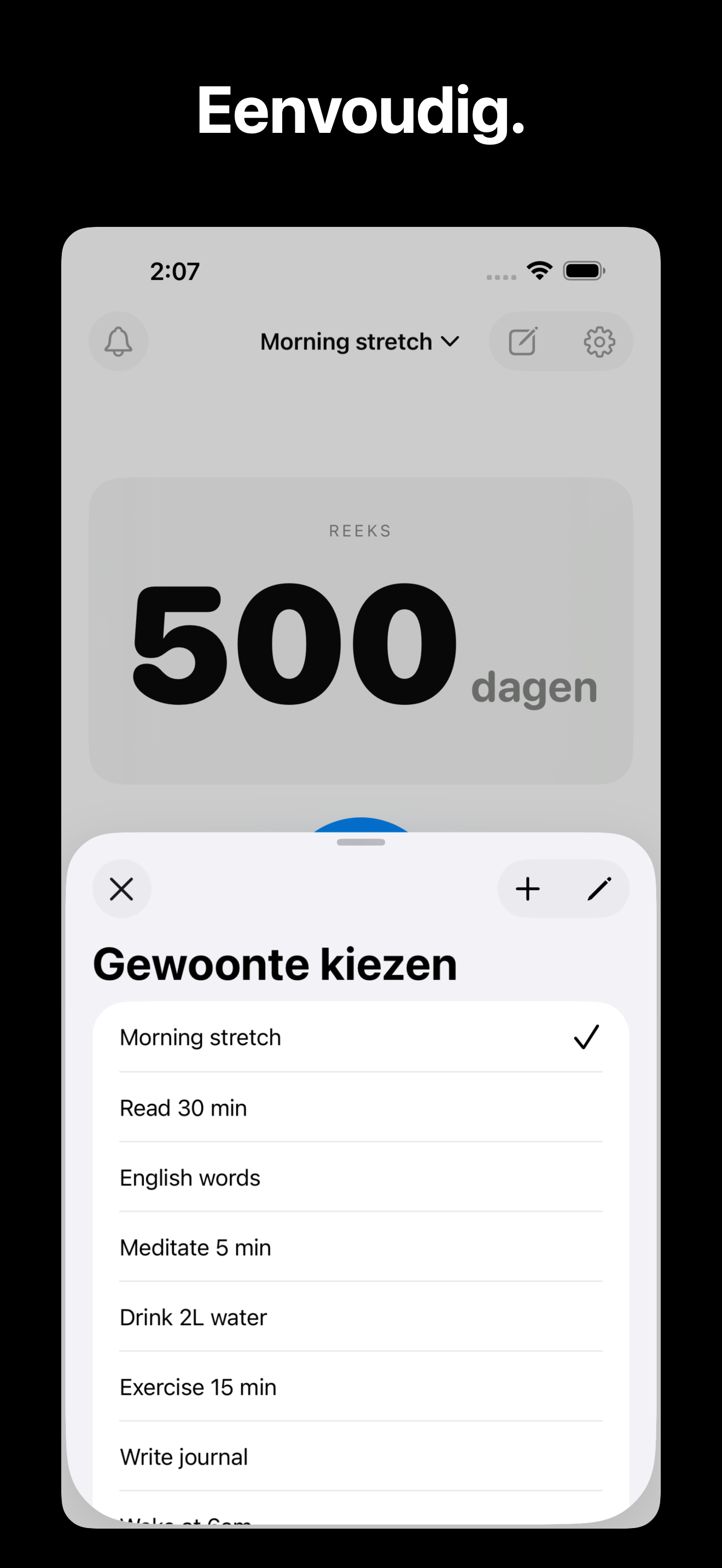KeepGoing - Habit Tracker iOS screenshot 5 showing app interface