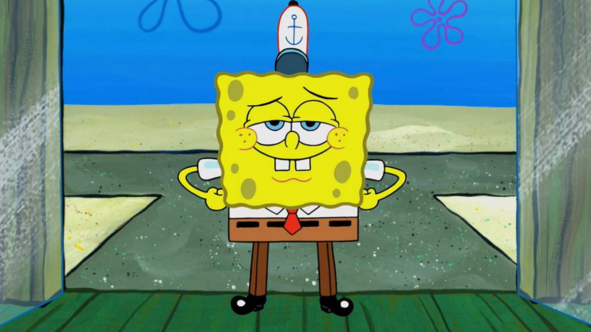 SpongeBob Longpants; Sportschool Leendert - SpongeBob (Seizoen 9,  Aflevering 17) - Apple TV (NL), image size:1200x675