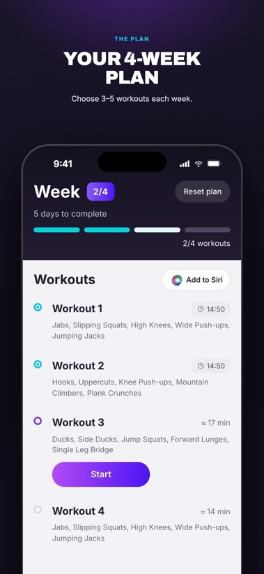 PNCH: Boxing and Fitness screenshot 5