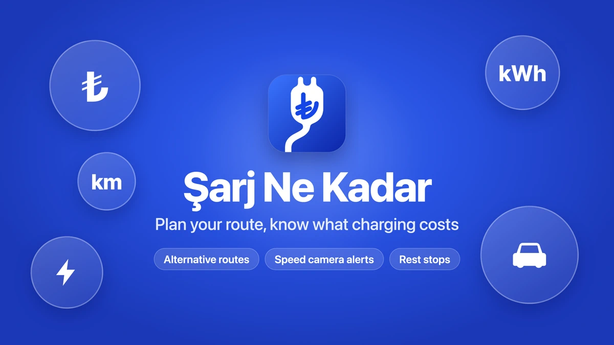 Şarj Ne Kadar: EV Trip Planner search result