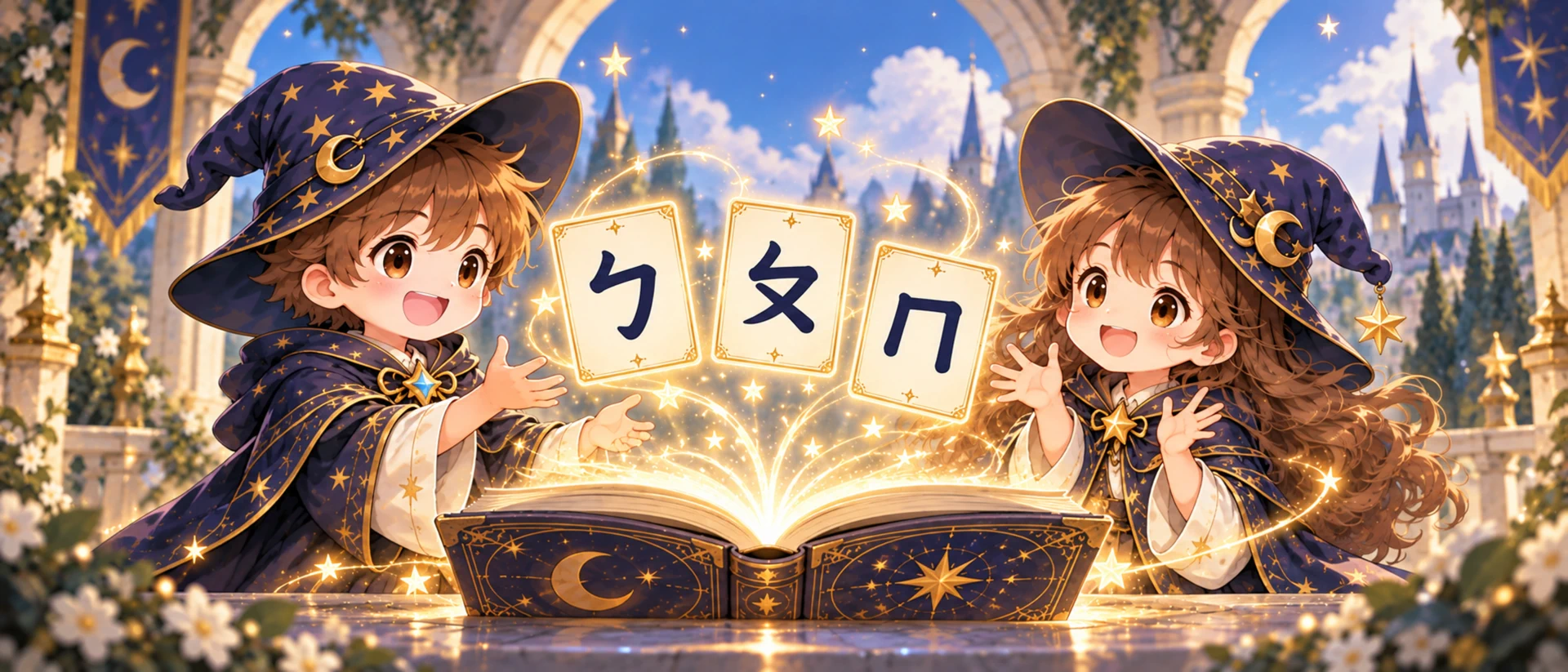 注音魔法學院 product page header