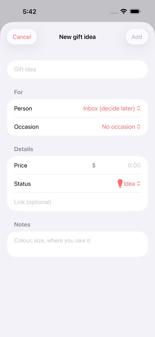 GiftNest: Gift Ideas screenshot 2