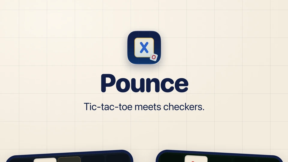 Pounce: tile jump strategy App Store product page header
