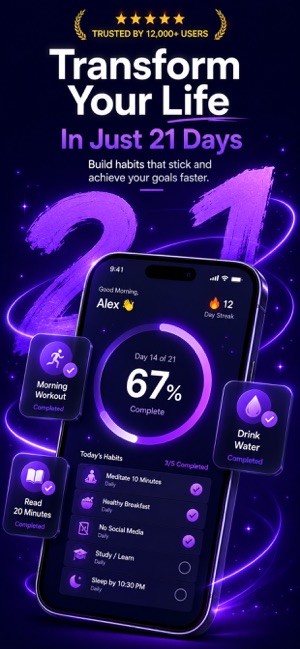 21 Days Habit Transformation screenshot 1