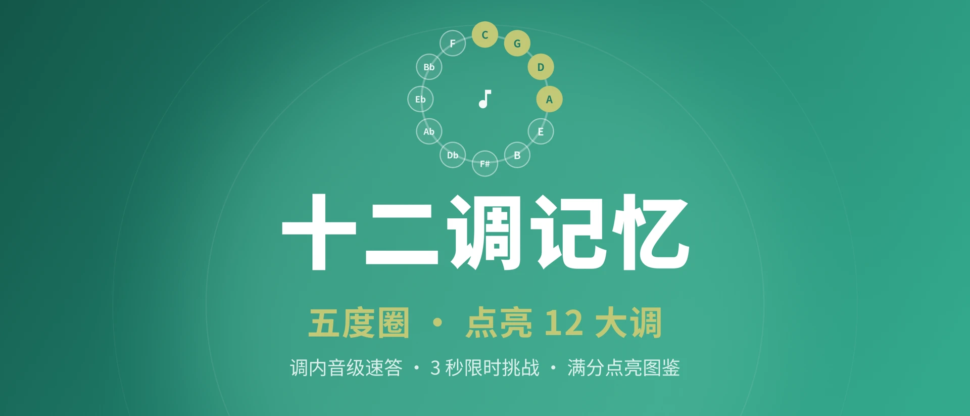 音程通 - 视唱练耳、音程识别听辨训练 product page header