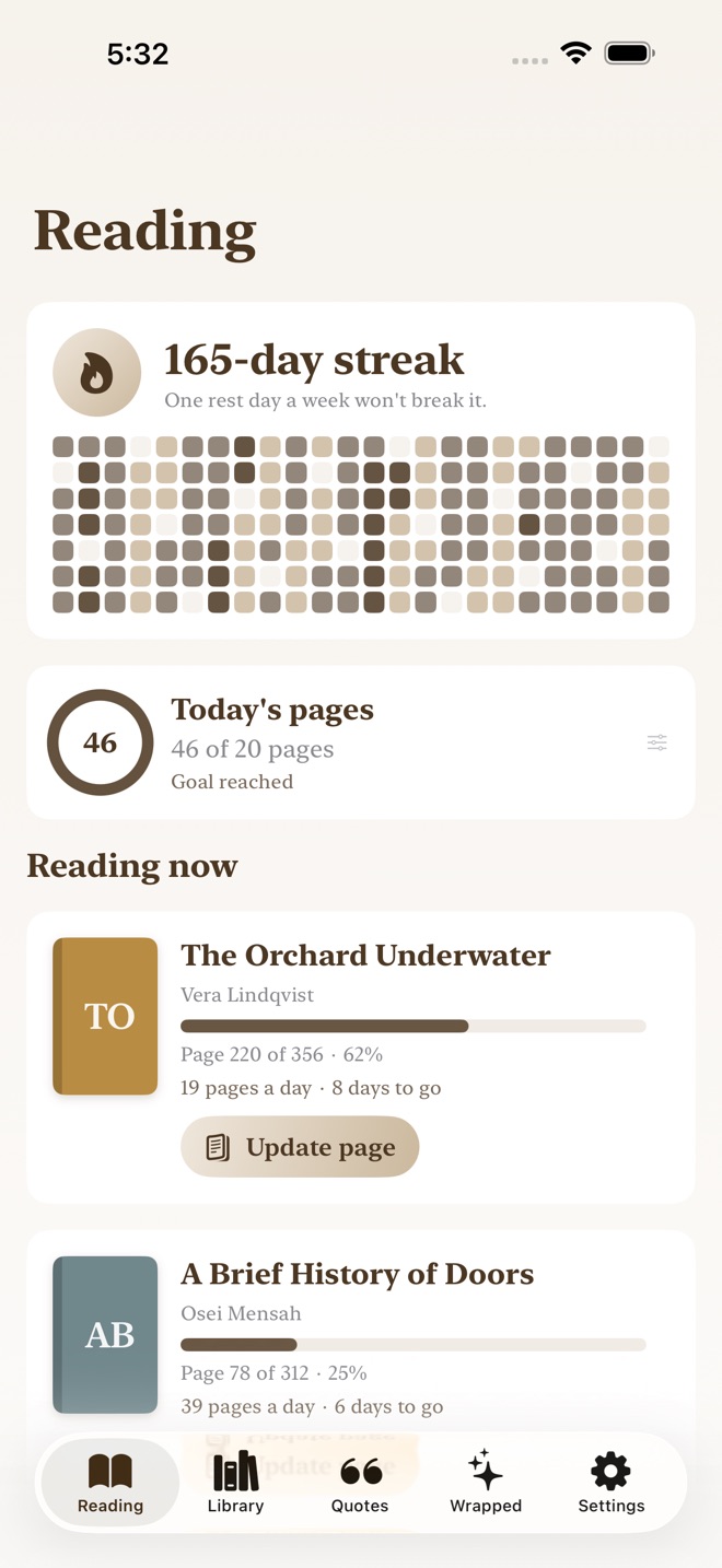 ShelfMark: Reading Tracker screenshot 1