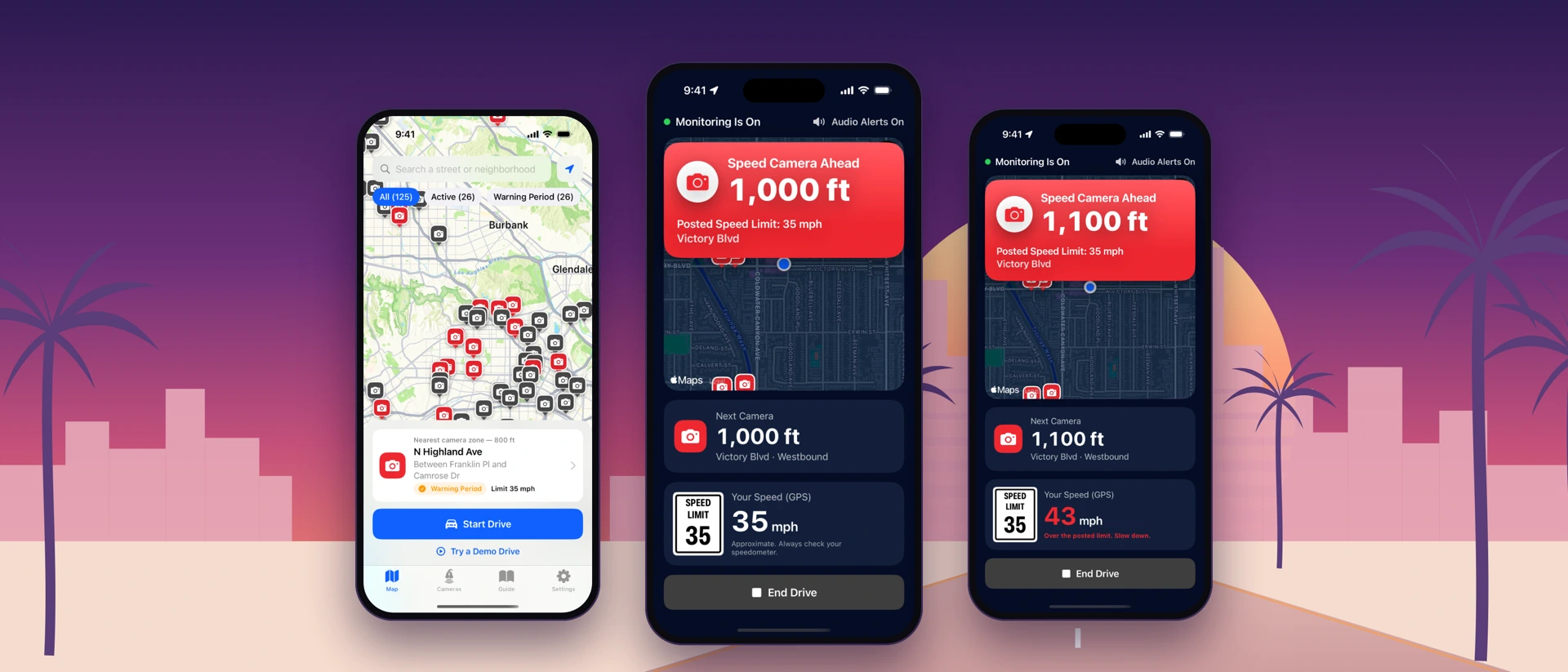 Speed Alert LA product page header