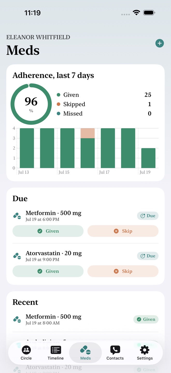 CareRelay: Care Handoff screenshot 3