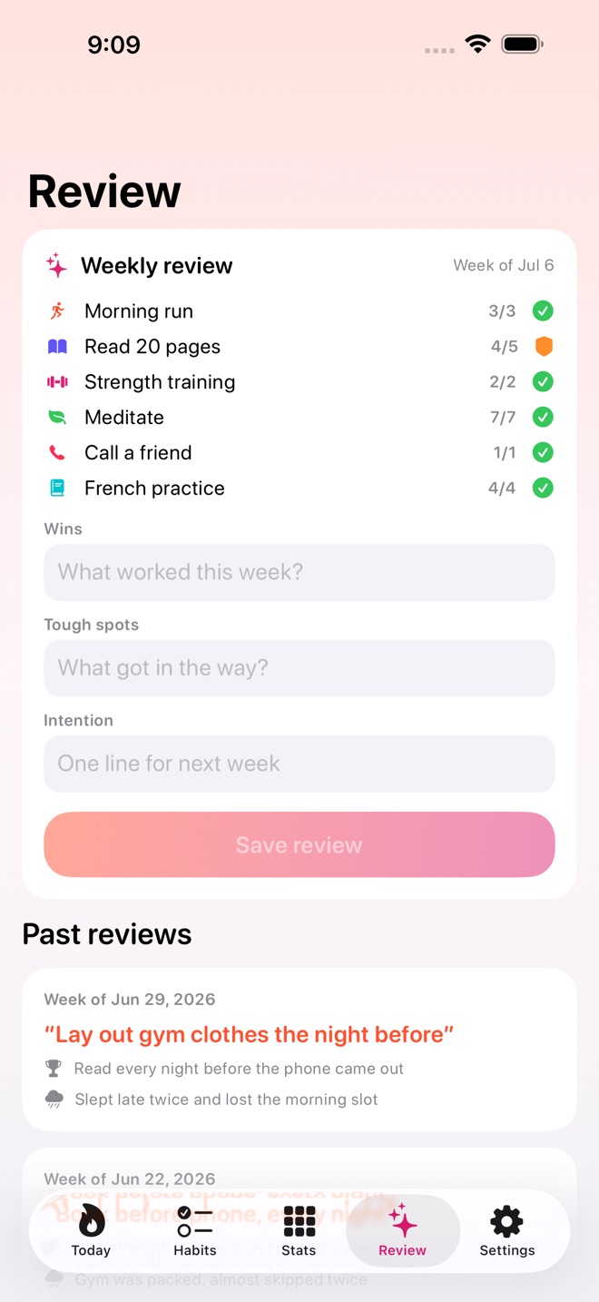 HabitForge: Weekly Habits screenshot 5
