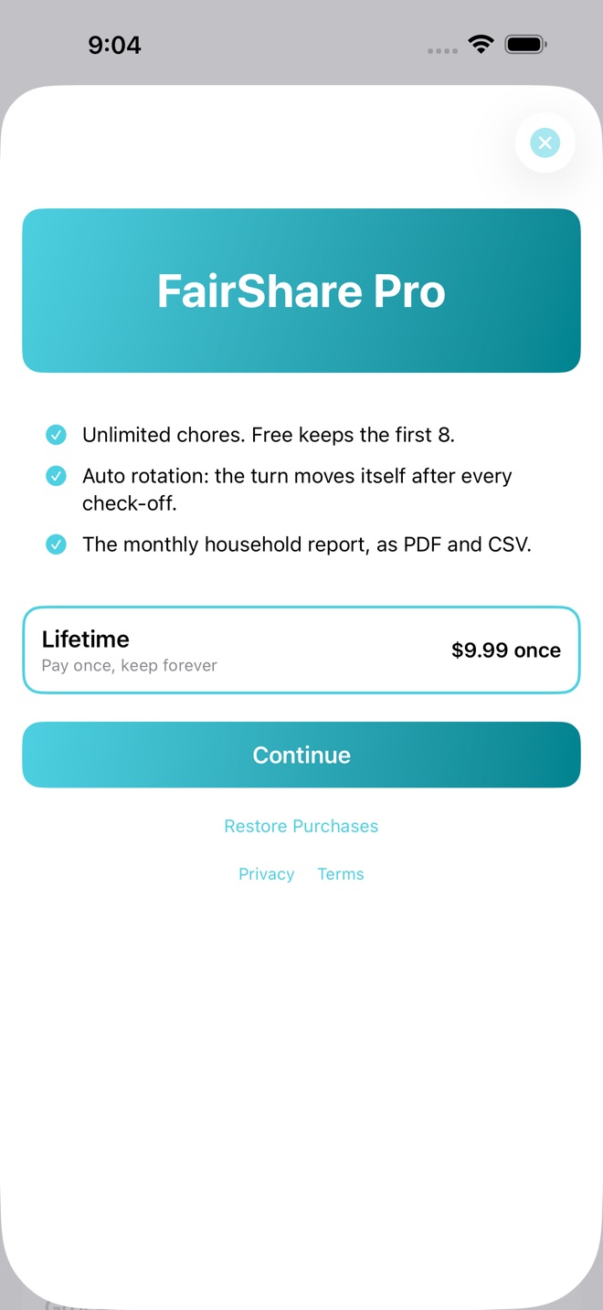 FairShare: Home Chores screenshot 4