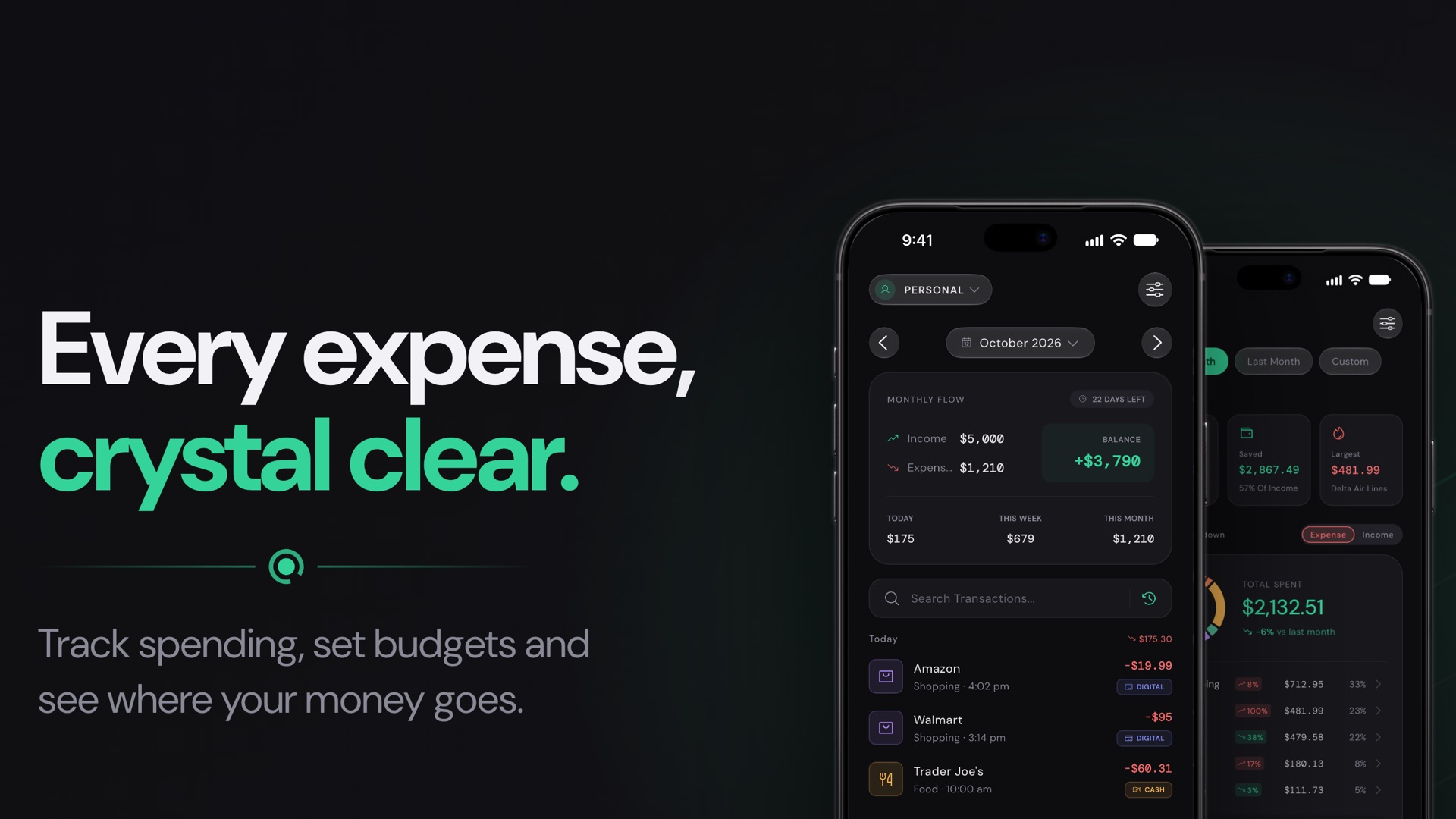 Pocket: Expense Tracker product page header