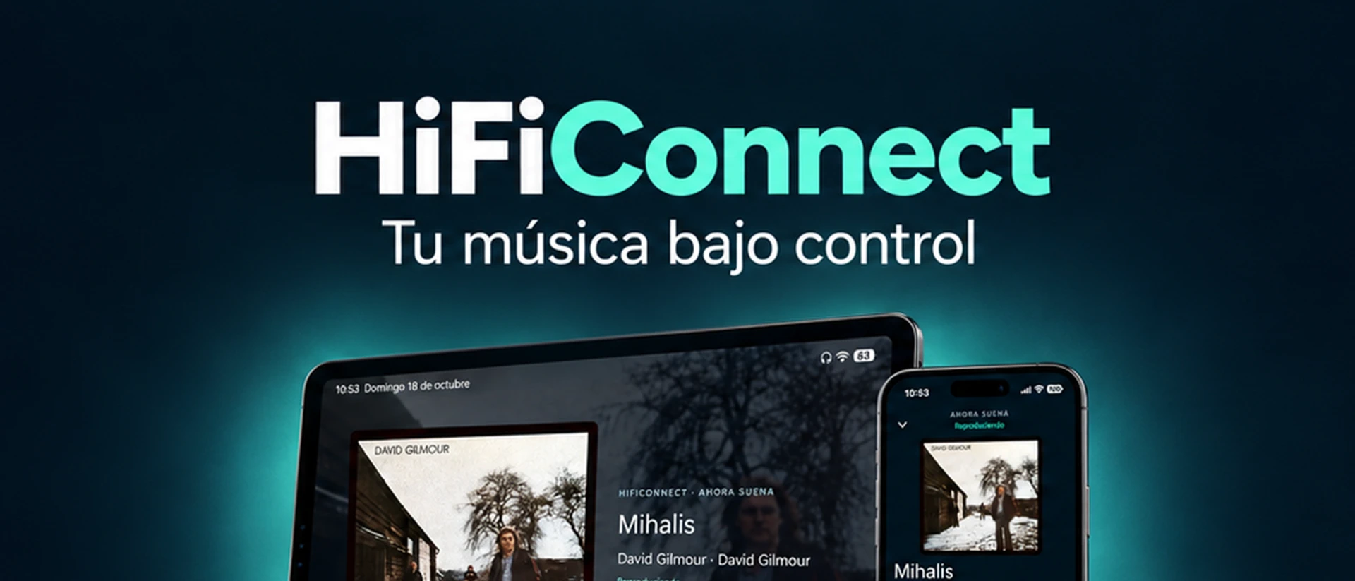 HiFiConnect product page header