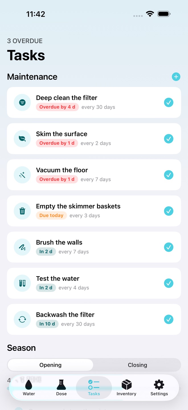 ClearPool : Soins piscine capture d’écran 5