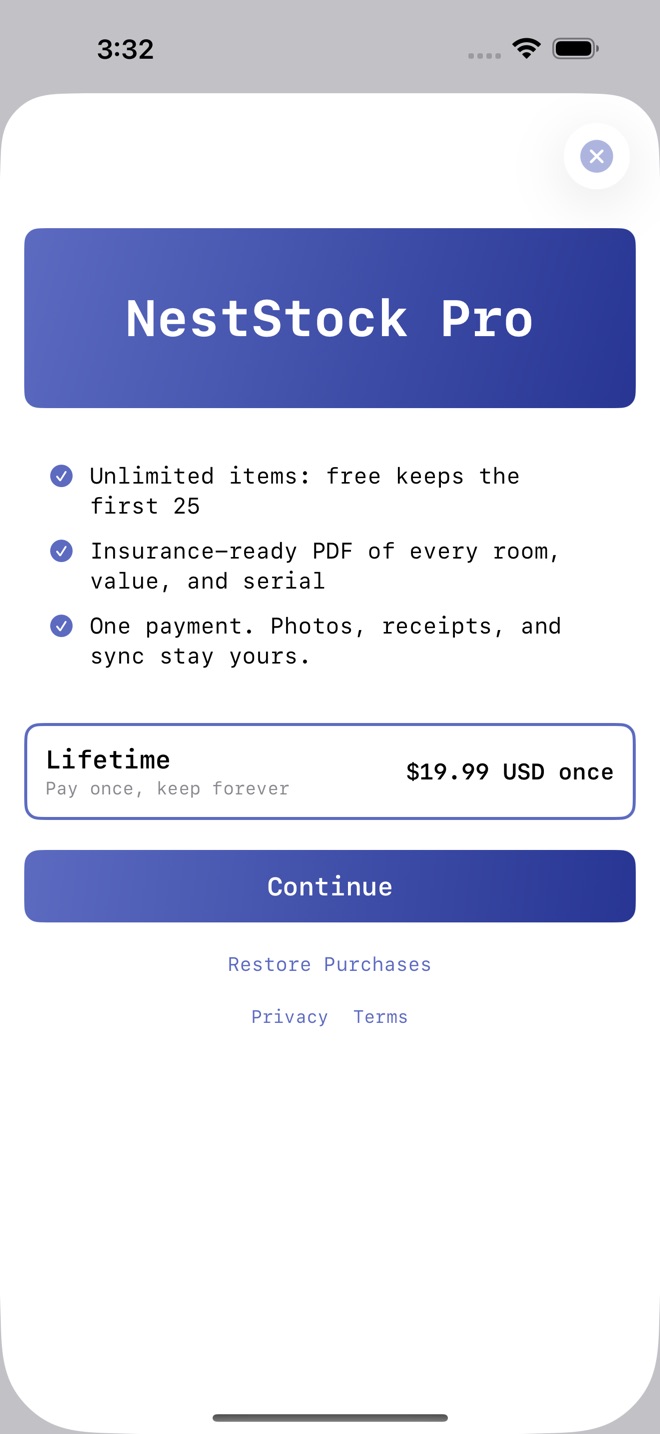 NestStock: Home Inventory screenshot 4