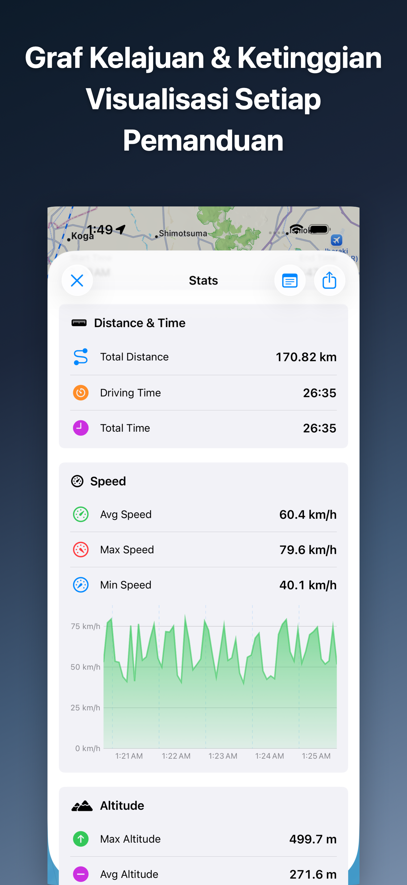 DriveTracker - Driving Log iOS screenshot 4 showing app interface