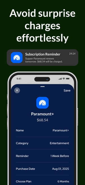 Subscription Manager: Bills screenshot 5