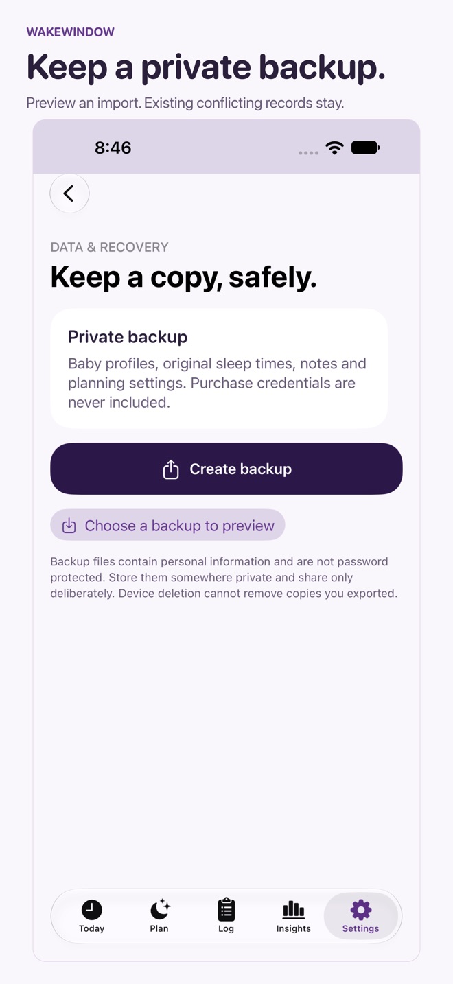 WakeWindow: Baby Nap Tracker screenshot 8