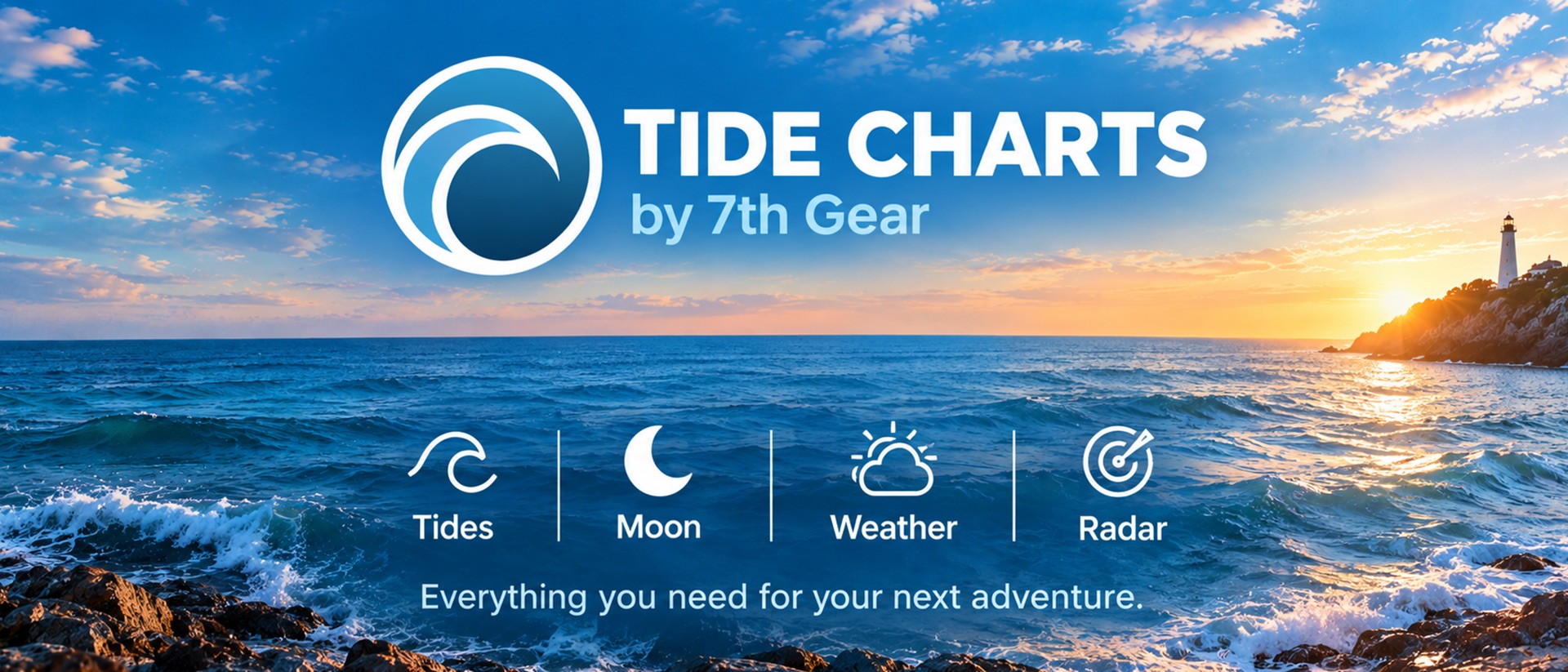 Tide Charts product page header