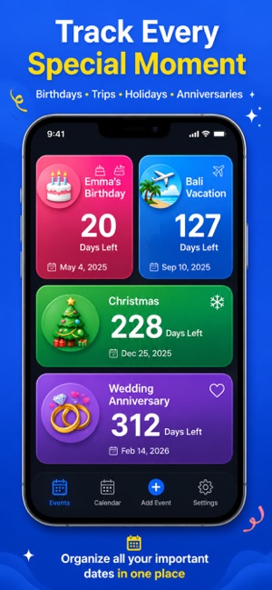 Big Day Countdown: Widget screenshot 5