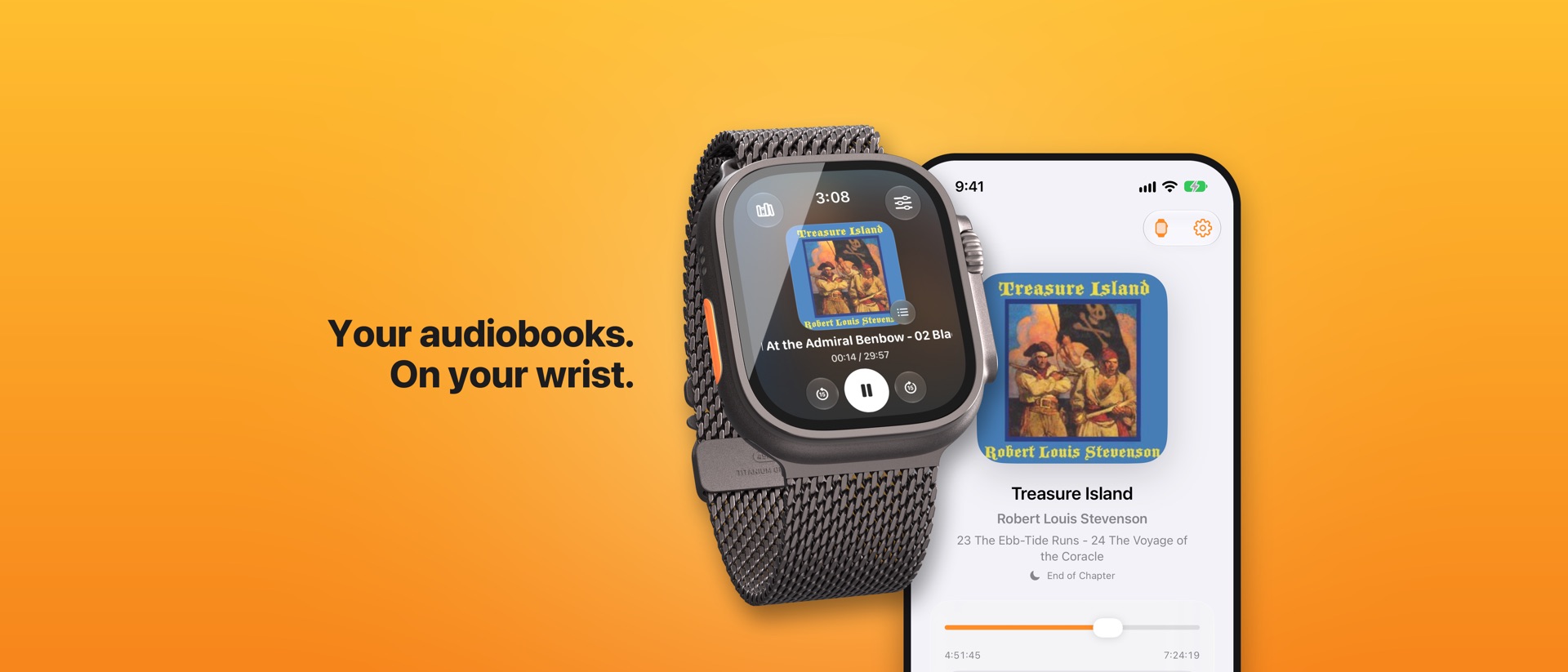 ChronoListen: Audiobook Player product page header