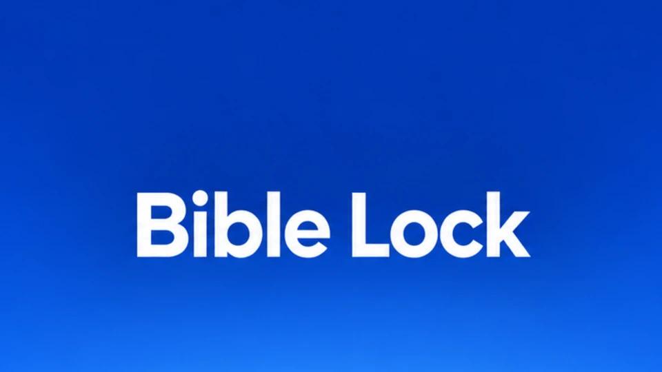Bible Lock: Put God First App Store product page header