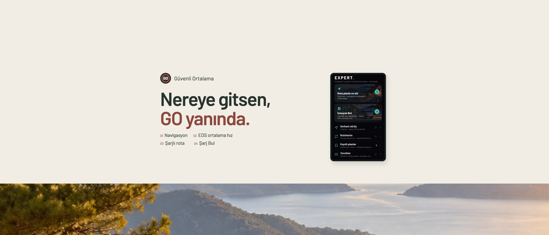 Güvenli Ortalama: EDS & Rota product page header