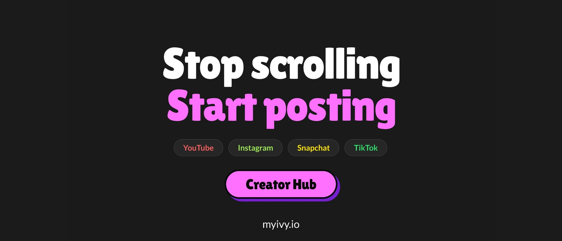 Creator Hub: Post & Grow App Store product page header
