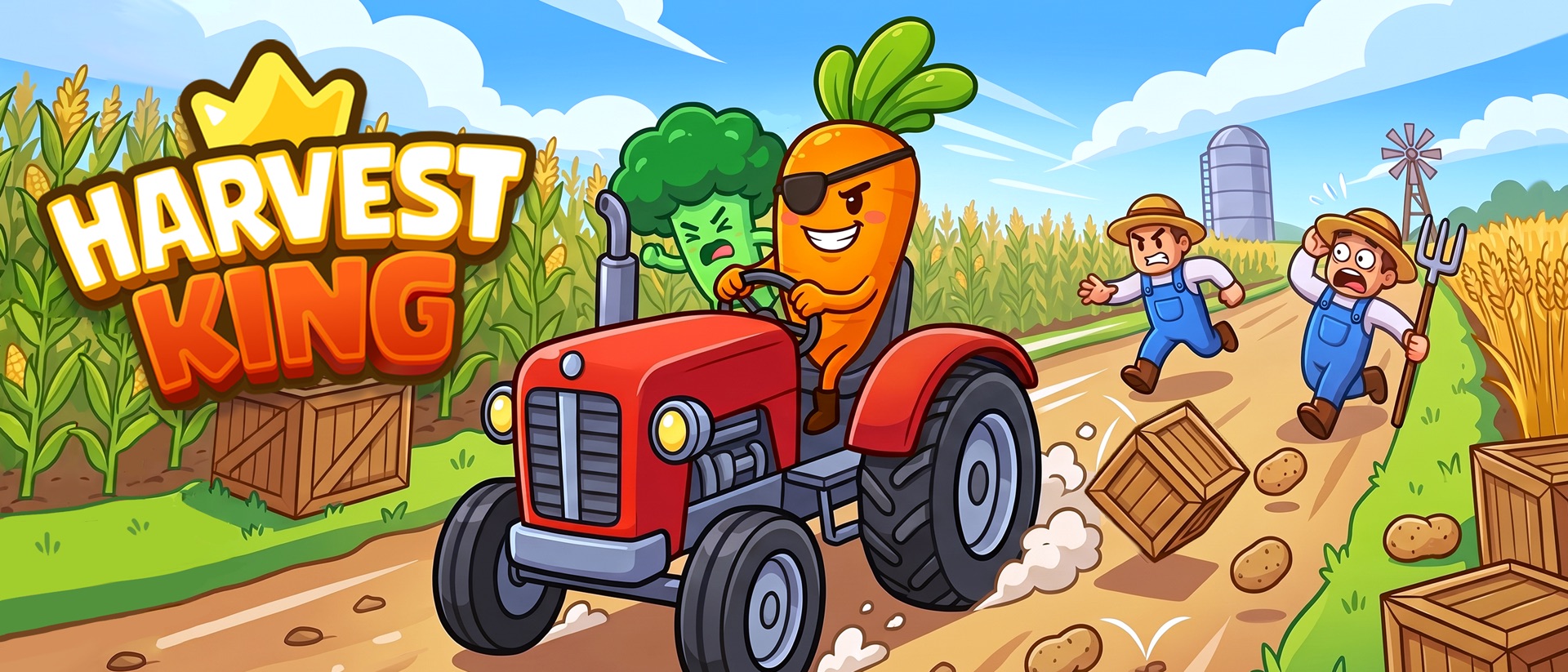 Harvest King: Farm Defense TD product page header