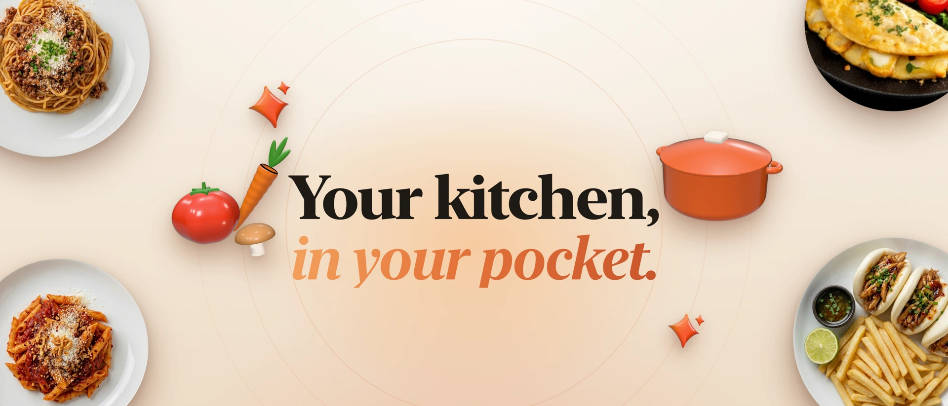 CookMate AI: Recipe Organizer product page header