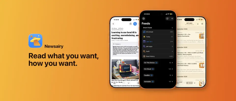 Newsairy: RSS Reader