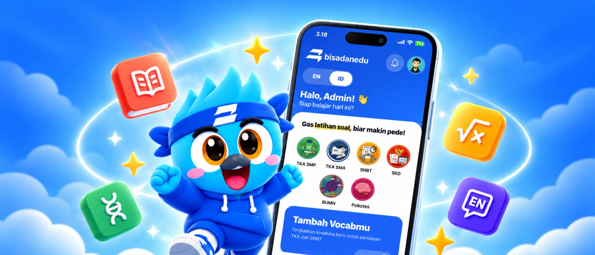 Bisadanedu: App Latihan Soal product page header