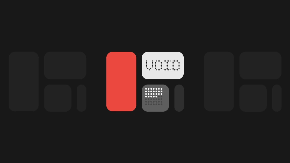 Void Widgets - Retro & Minimal App Store product page header