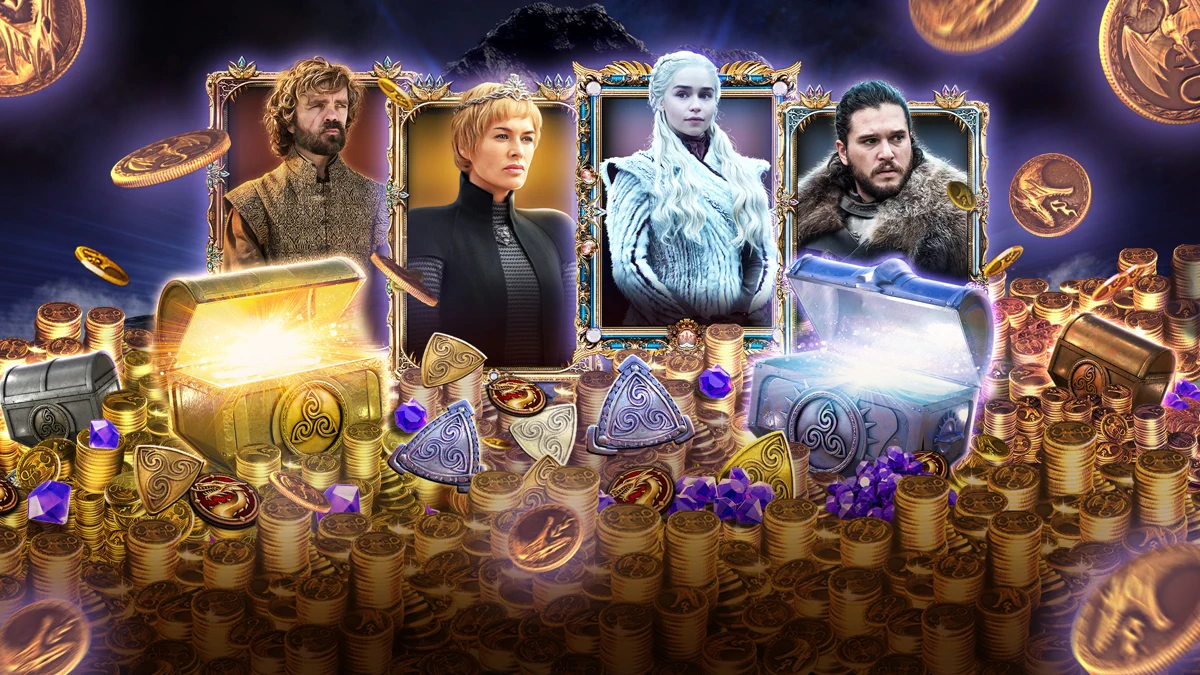 Game of Thrones Casino Slots search result, In-app event: New Feature: Hall of Legends
