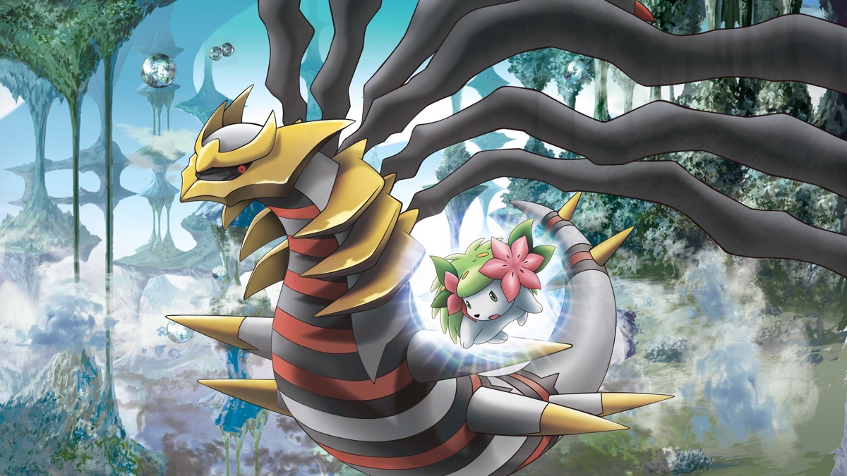 Giratina Pokémon and Background Shiny Giratina HD wallpaper  Pxfuel